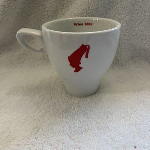 Julius Meinl Wien 1862 Cup Red White No Saucer Replacement Piece Espresso Coffee